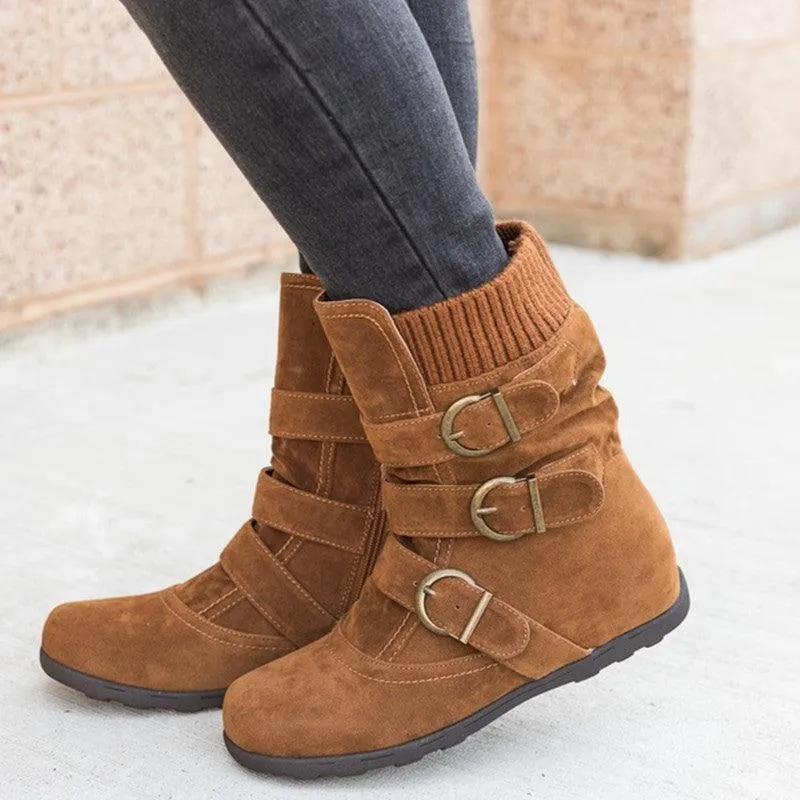 Casual cotton boots