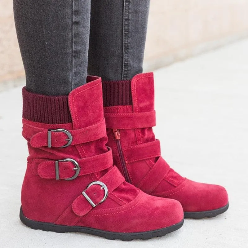 Casual cotton boots