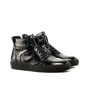 Dtown Luxe Python High-Top Sneakers