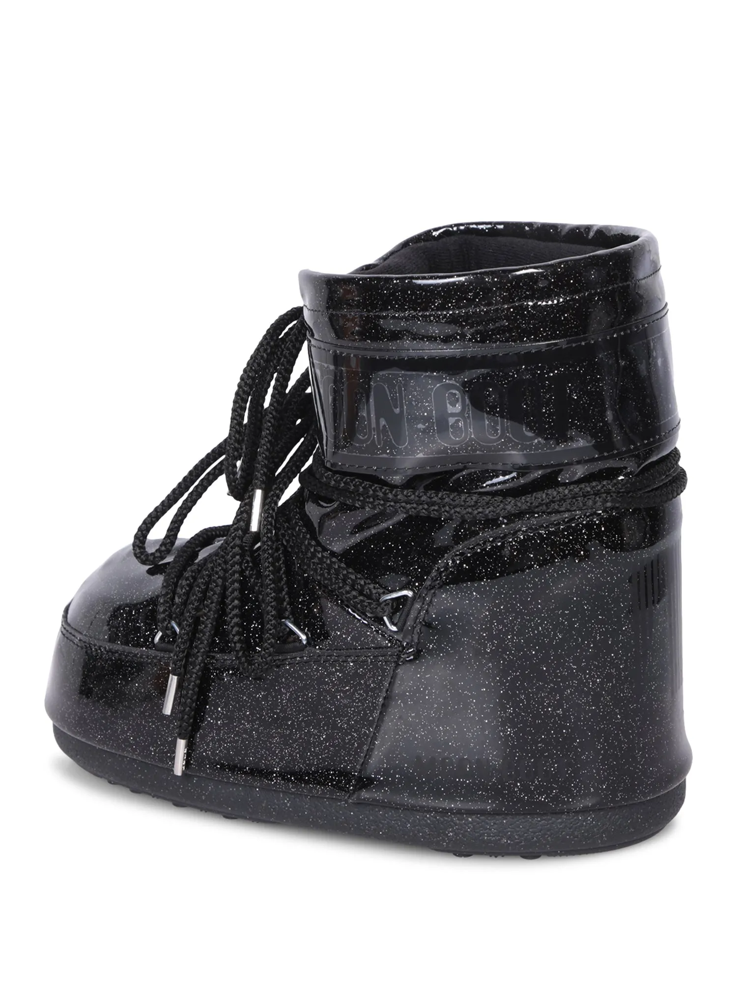 Icon Low Glietter black ankle boot