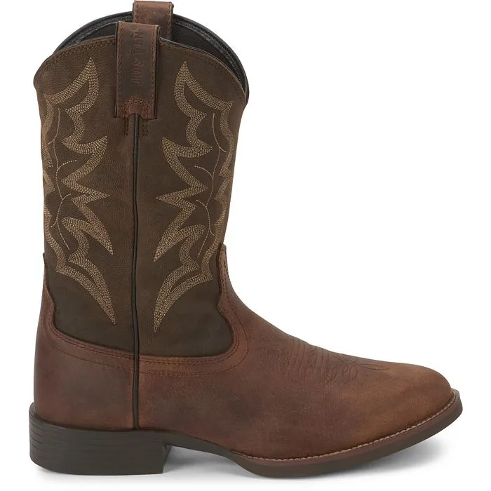 Justin Mens Buster Distressed Western Boots Style 7221