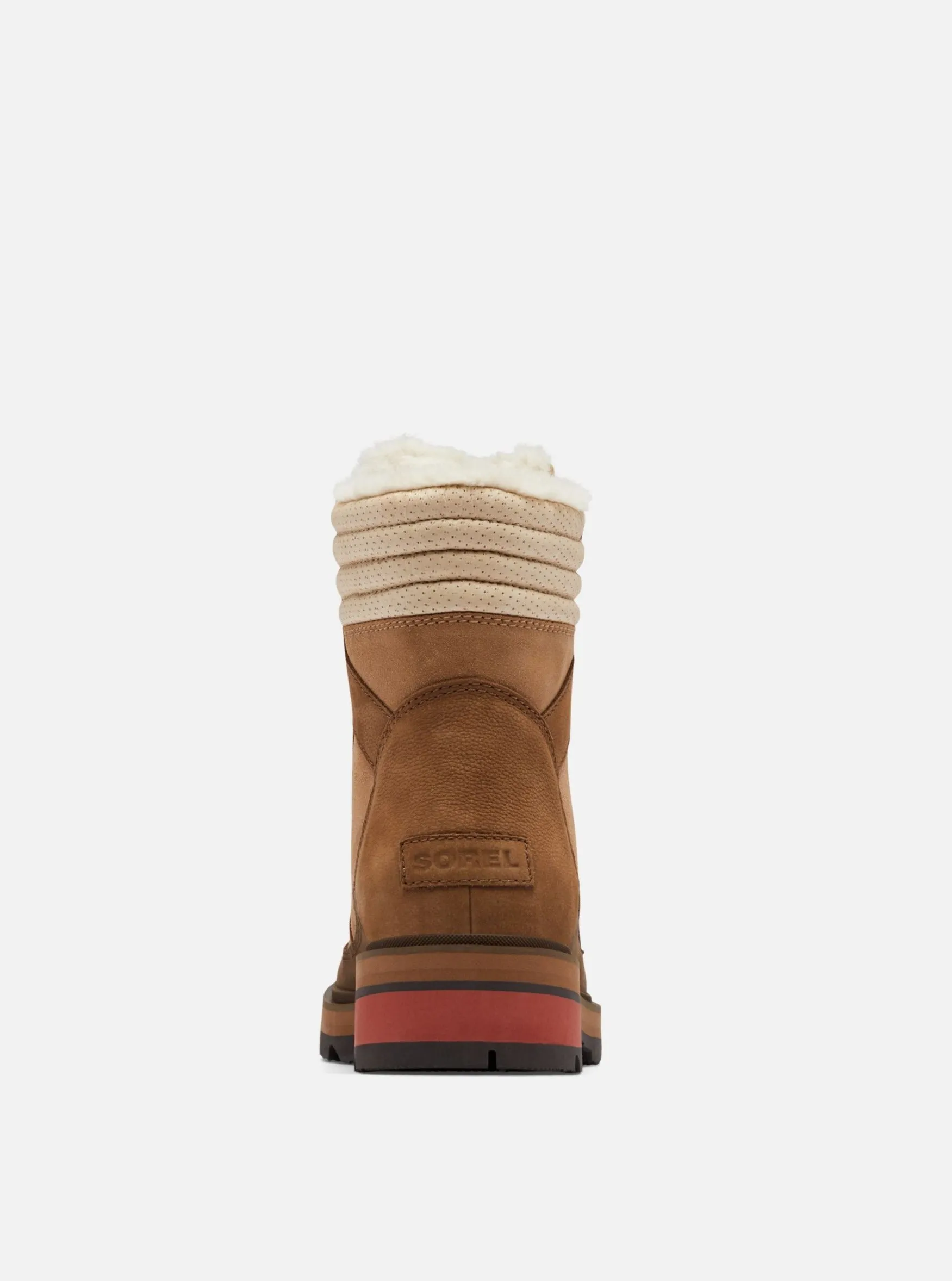 Lennox Lace Cozy STKD WP [Velvet Tan/Warp Red]
