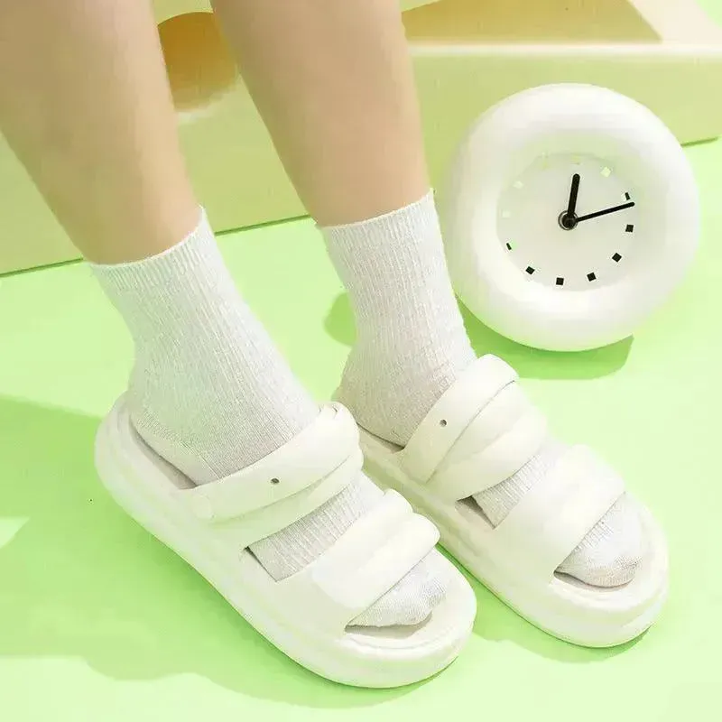 Multi-functional Thick-soled Sandals For Women Summer Outdoor Garden Slippers Beach Shoes