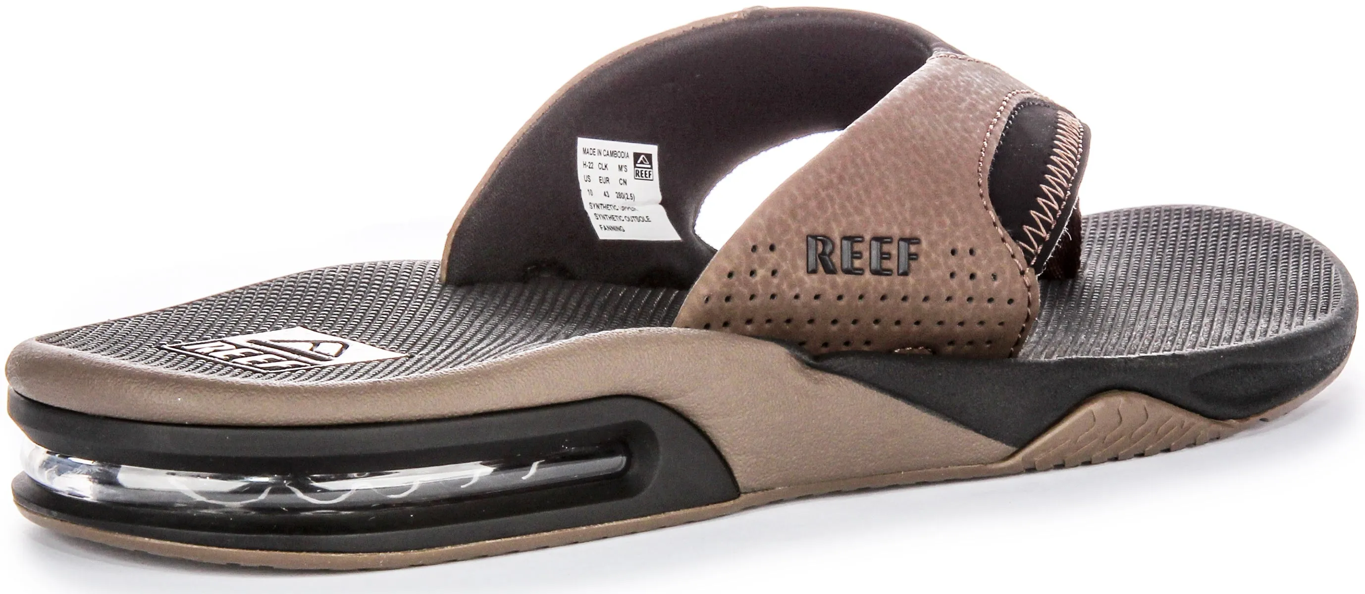 Reef M Fanning In Brown Black For Men