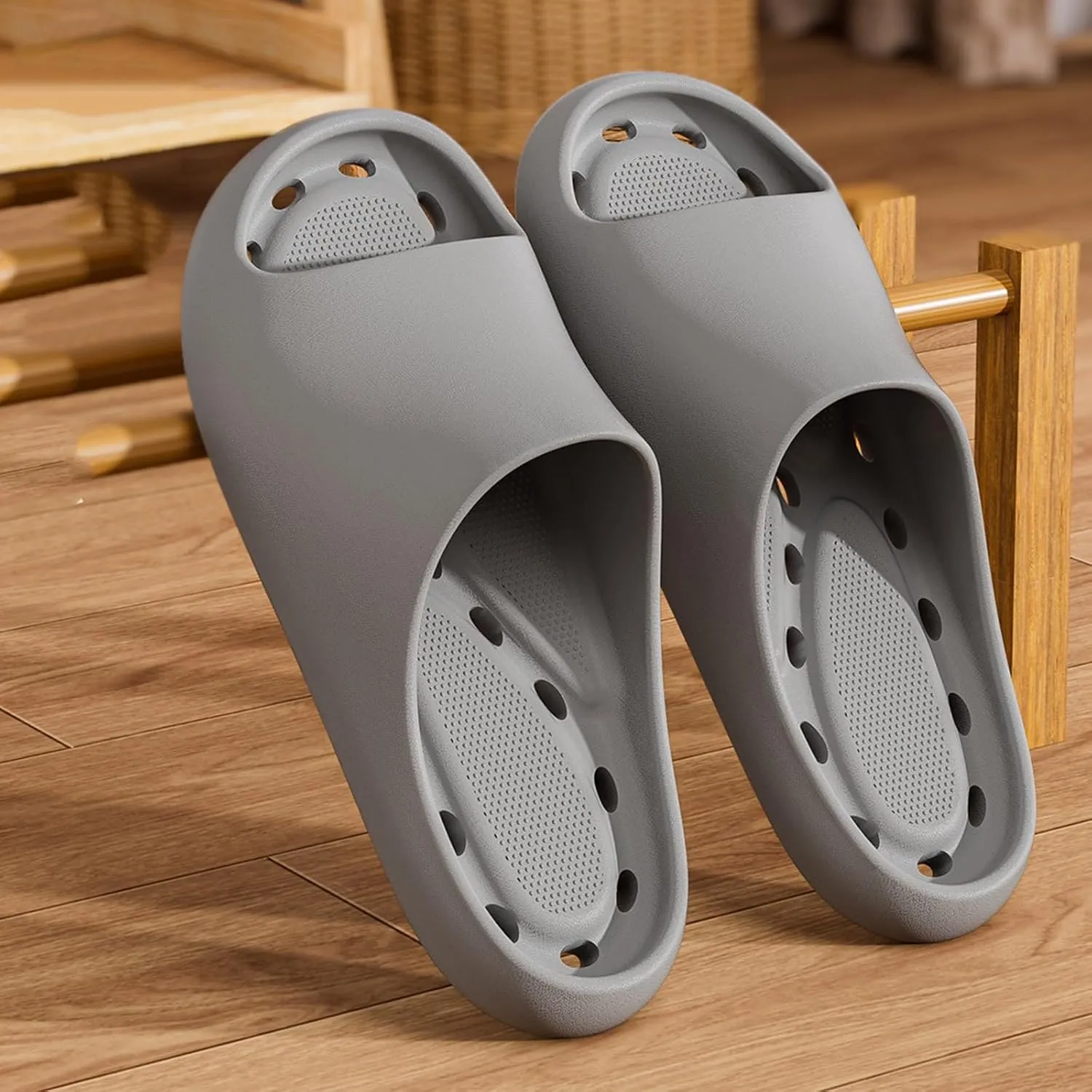 Shower Shoes Shower Shoes Quick Drying Sandals Indoor and Outdoor Massage Pool Slides with Arch Support