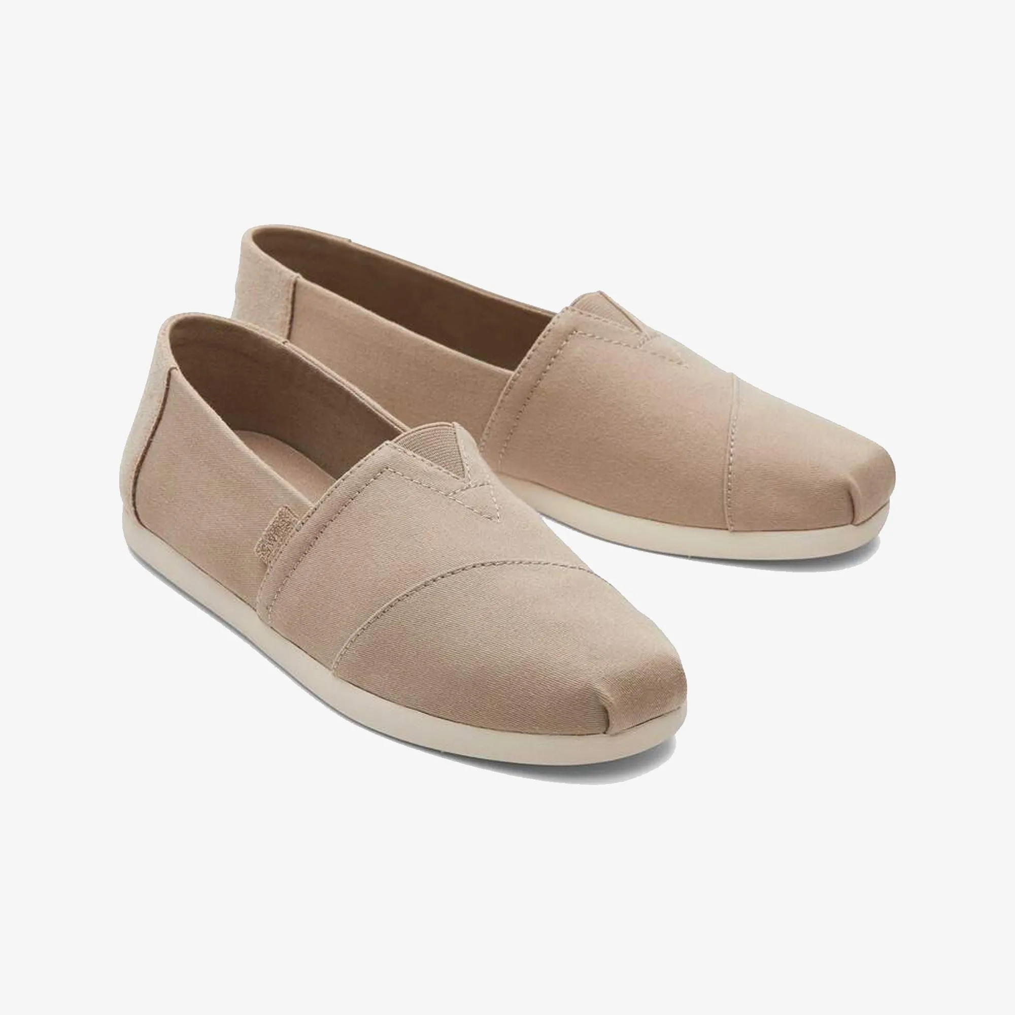 Toms | LIGHTWEIGHT SLIP ONS  { BEIGE
