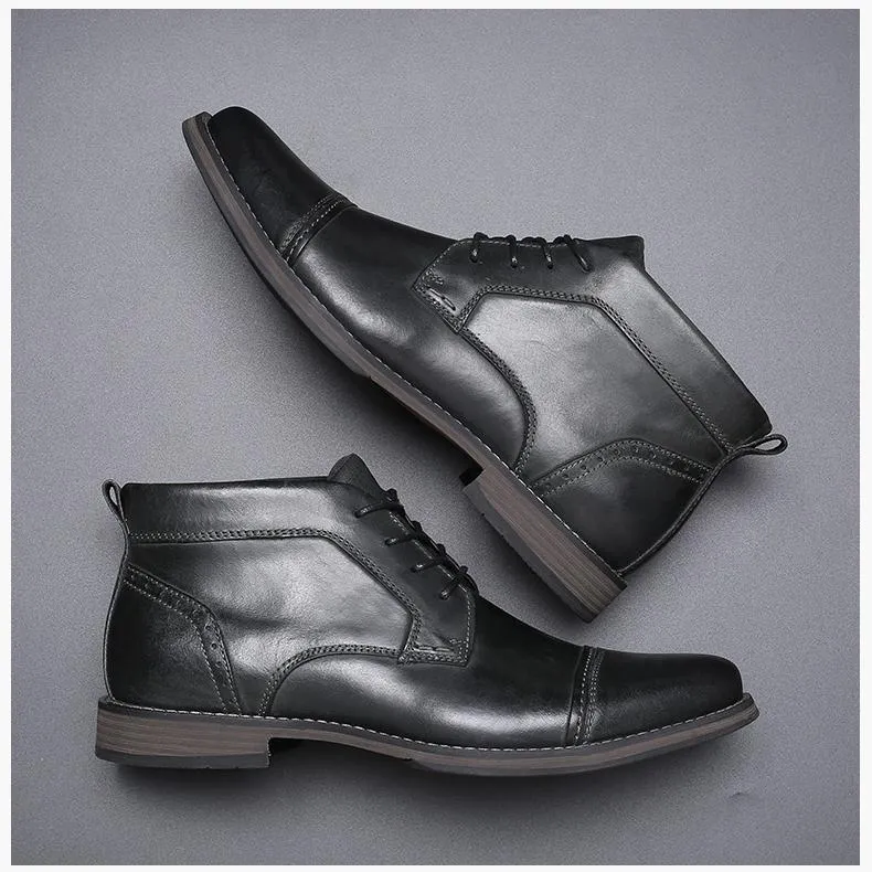 West Louis Casual Lace up British Style Boots