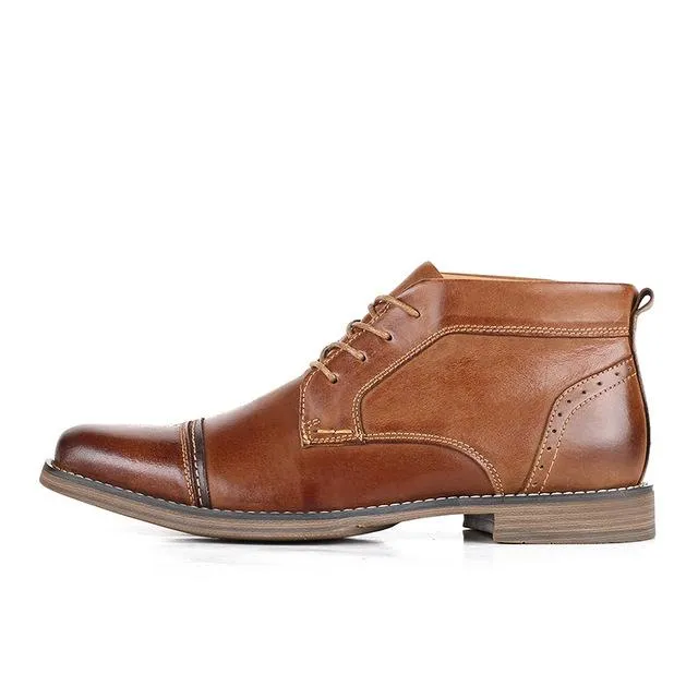 West Louis Casual Lace up British Style Boots