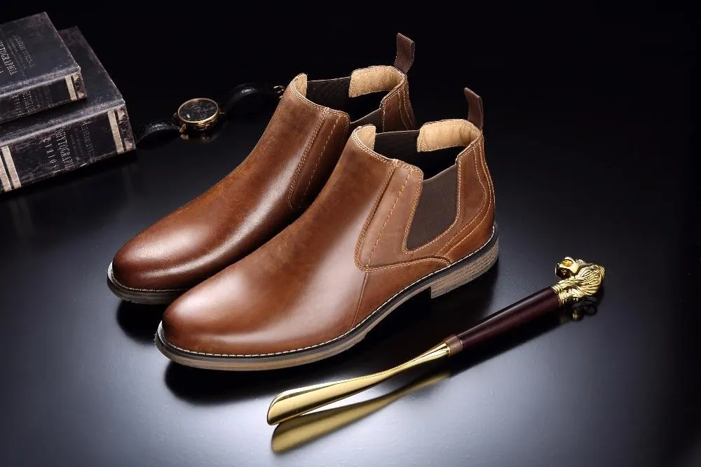 West Louis Casual Leather High Boots