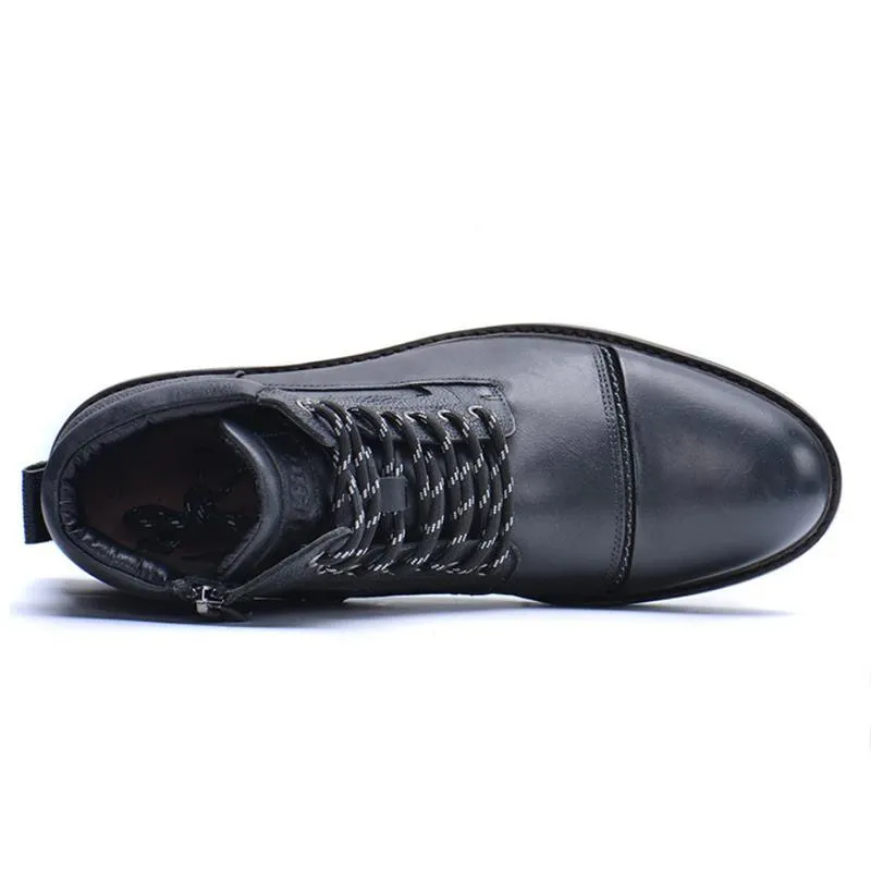 West Louis Casual Martin Style Boots With Zipper
