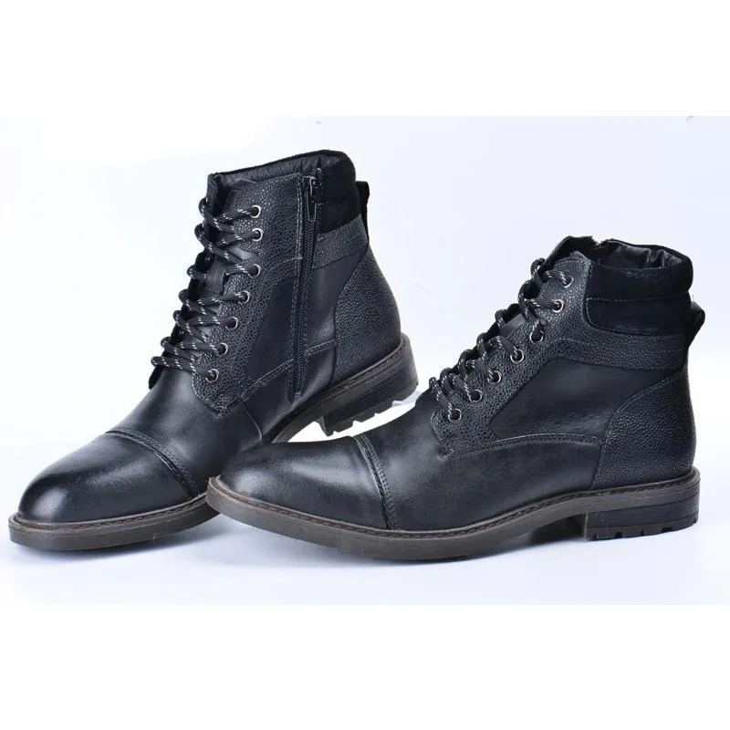 West Louis Casual Martin Style Boots With Zipper